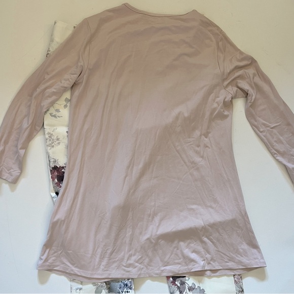 Estelle and Finn Floral Ankle Pants with Mauve Tunic Set size 6/S - Picture 3 of 10